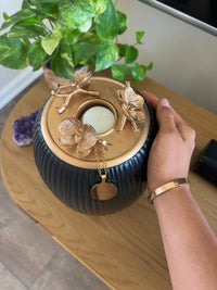 Orchid Urn for Loved ones [Tall, Full Sized] Handmade - LIMITED EDITION