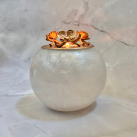 Mother of Pearl Handmade Cremation Urn [Keepsake Size] - Limited Stock Available