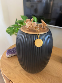 Orchid Urn for Loved ones [Tall, Full Sized] Handmade - LIMITED EDITION