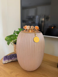 Orchid Urn for Loved ones [Tall, Full Sized] Handmade - LIMITED EDITION
