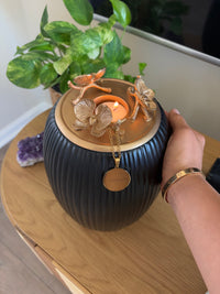 Orchid Urn for Loved ones [Tall, Full Sized] Handmade - LIMITED EDITION