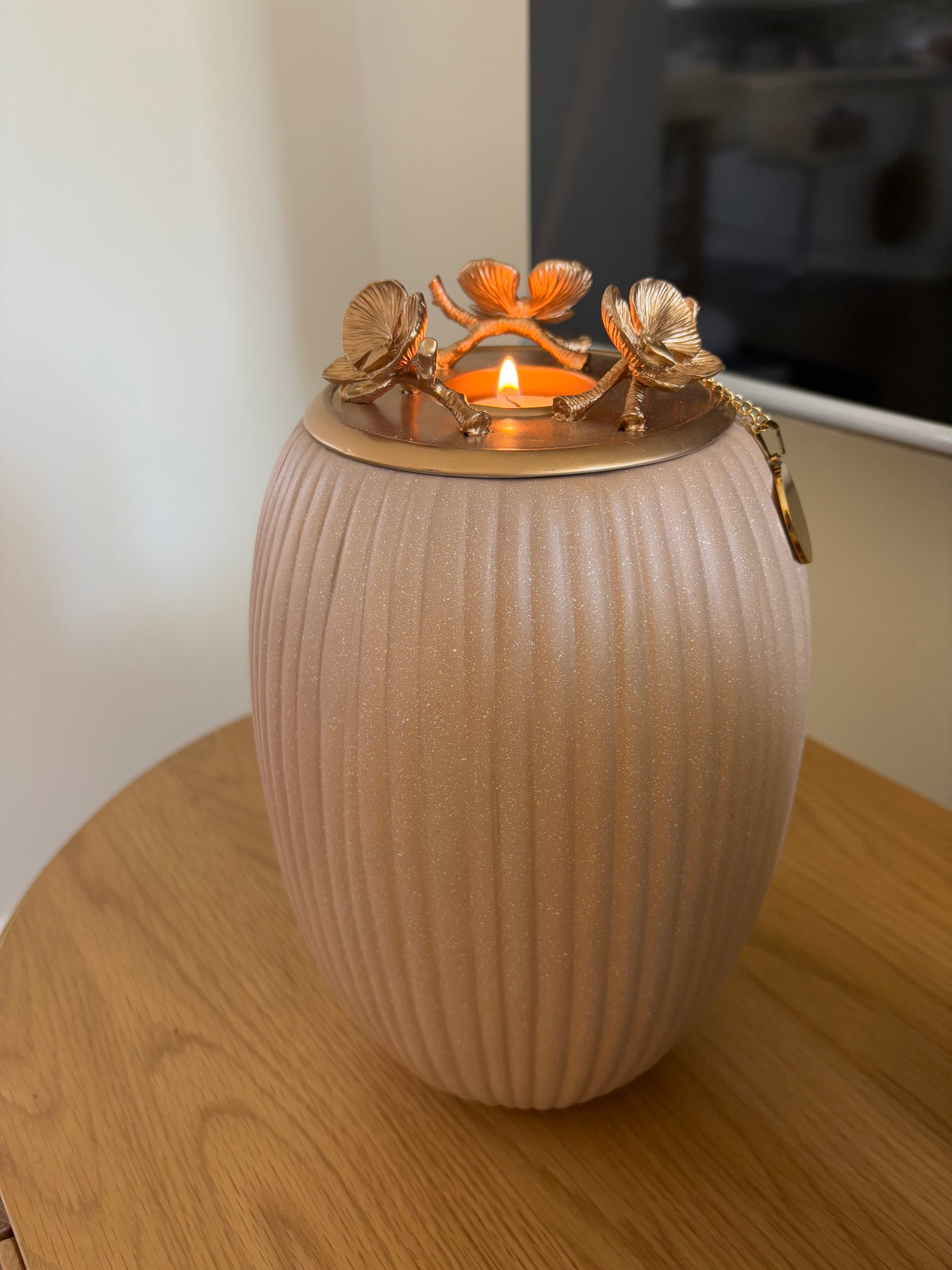Orchid Urn for Loved ones [Tall, Full Sized] Handmade - LIMITED EDITION