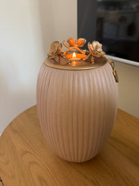 Orchid Urn for Loved ones [Tall, Full Sized] Handmade - LIMITED EDITION