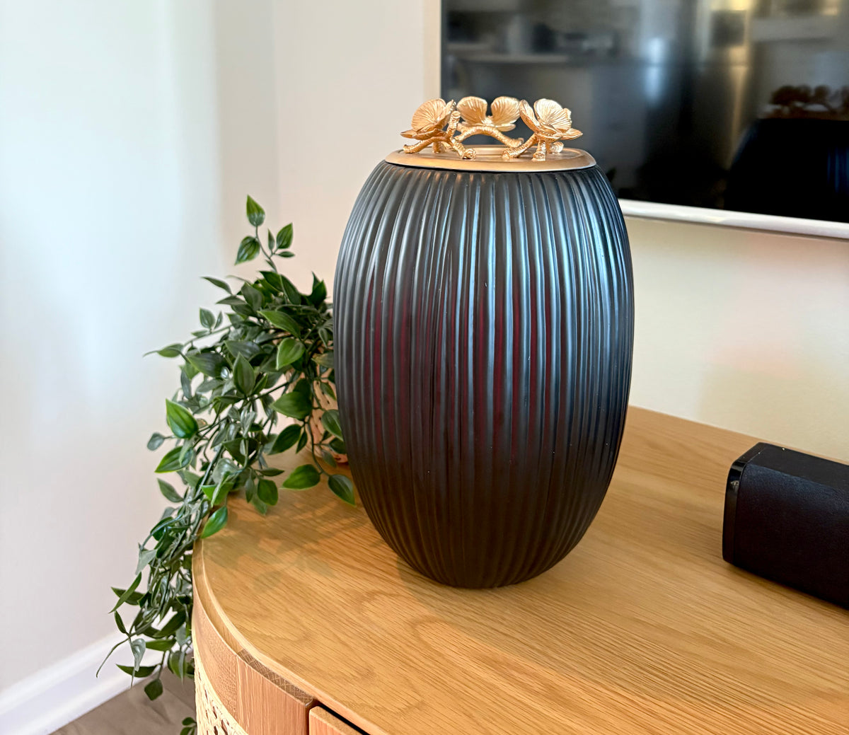 Orchid Urn for Loved ones [Tall, Full Sized] Handmade - LIMITED EDITION