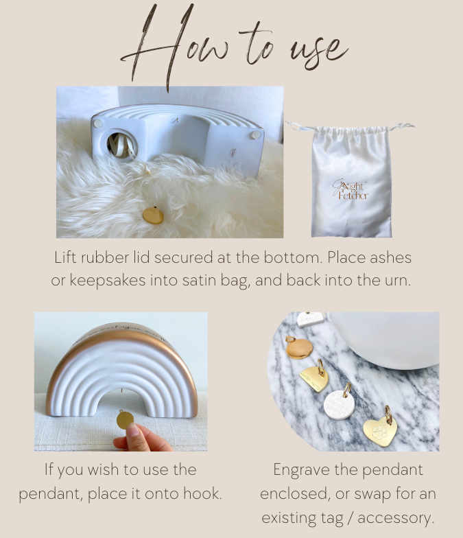 Rainbow Bridge Pet Urn – Limited Edition Keepsake Memorial for Dogs & Cats