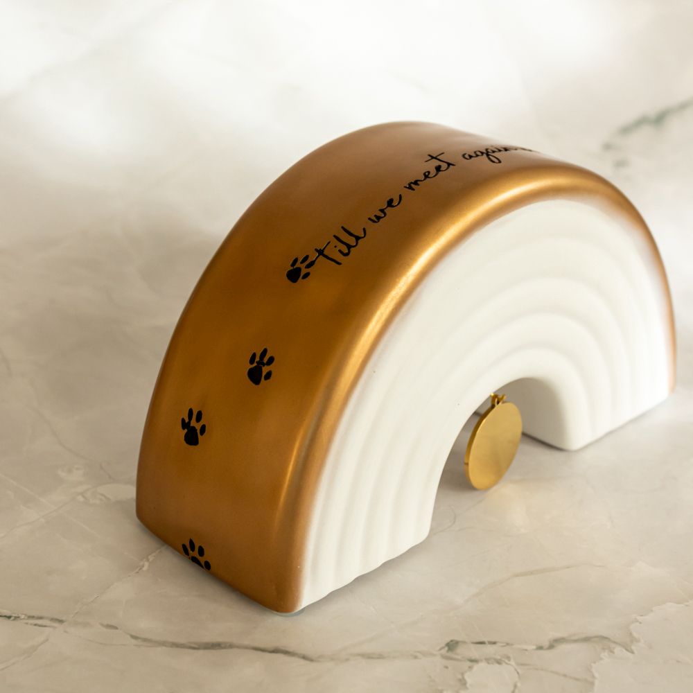 Rainbow Bridge Pet Urn – Limited Edition Keepsake Memorial for Dogs & Cats