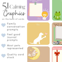 For Kids: Pet Loss Comfort Cards - 51 Affirmations with Prompts - GNight Fetcher