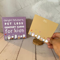 For Kids: Pet Loss Comfort Cards - 51 Affirmations with Prompts - GNight Fetcher