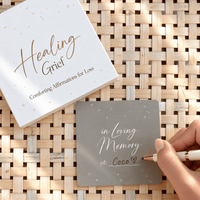 Grief Affirmation Cards for Loss of a Loved One – 51 Messages - GNight Fetcher