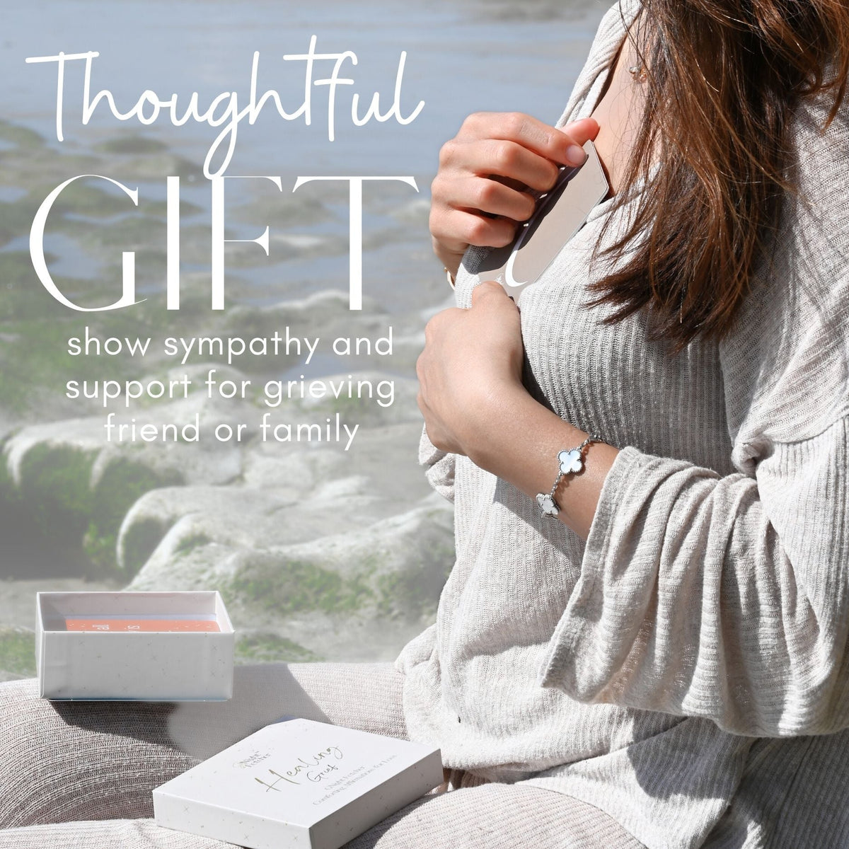 Grief Affirmation Cards for Loss of Loved Ones - 51 unique Sympathy Messages - GNight Fetcher