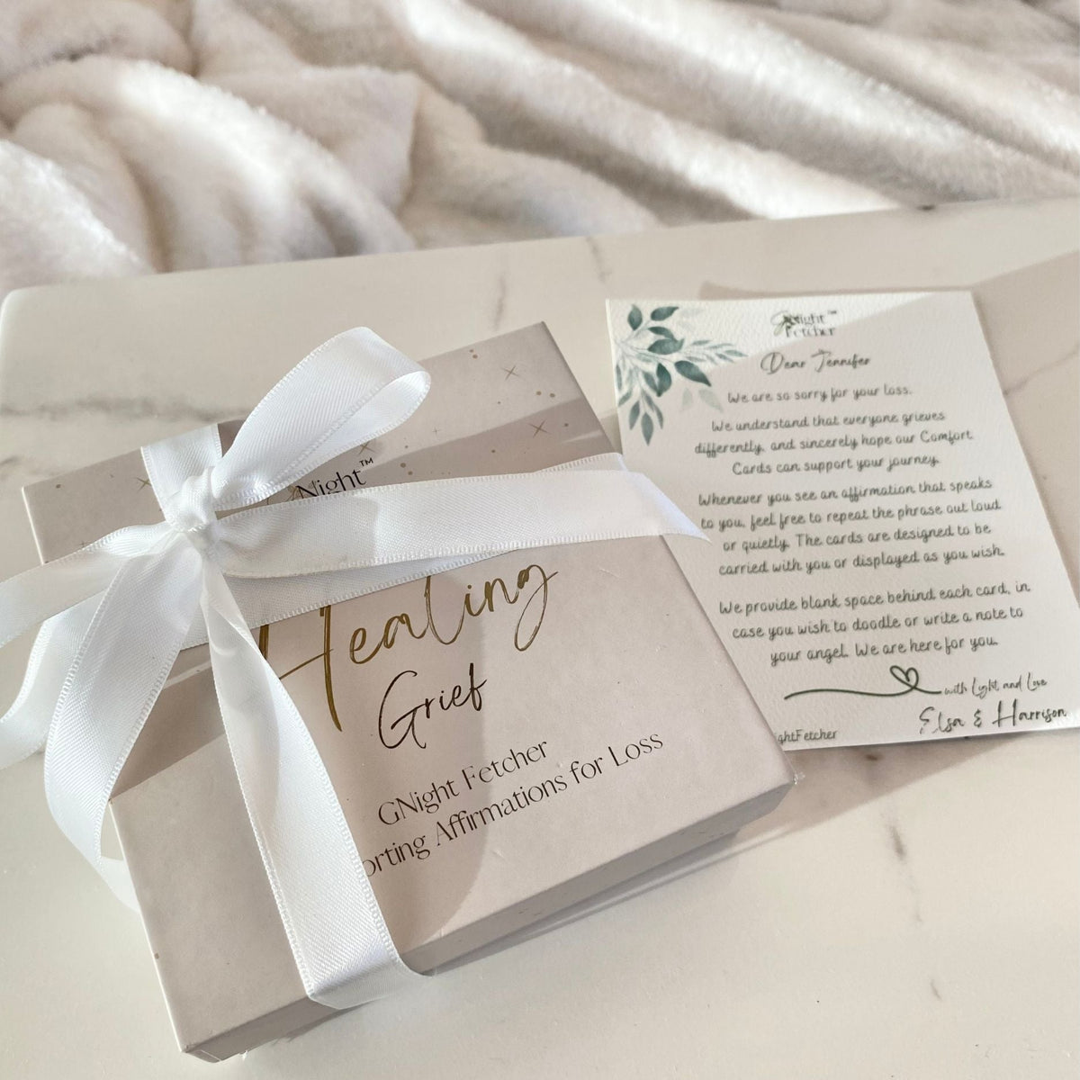 Grief Affirmation Cards for Pet Loss - 51 unique Sympathy Messages - GNight Fetcher
