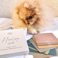 Grief Affirmation Cards for Pet Loss - 51 unique Sympathy Messages - GNight Fetcher