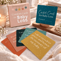 Grief Comfort Cards for Child Loss or Miscarriage - 51 Grief Affirmations - GNight Fetcher