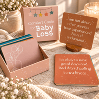 Grief Comfort Cards for Child Loss or Miscarriage - 51 Grief Affirmations - GNight Fetcher