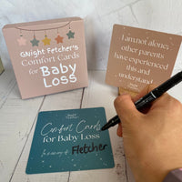 Grief Comfort Cards for Child Loss or Miscarriage - 51 Grief Affirmations - GNight Fetcher