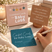 Grief Comfort Cards for Child Loss or Miscarriage - 51 Grief Affirmations - GNight Fetcher