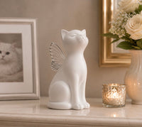 Handmade Cat Angel Urn with 18K Gold Pendant [PRE-ORDER] - GNight Fetcher