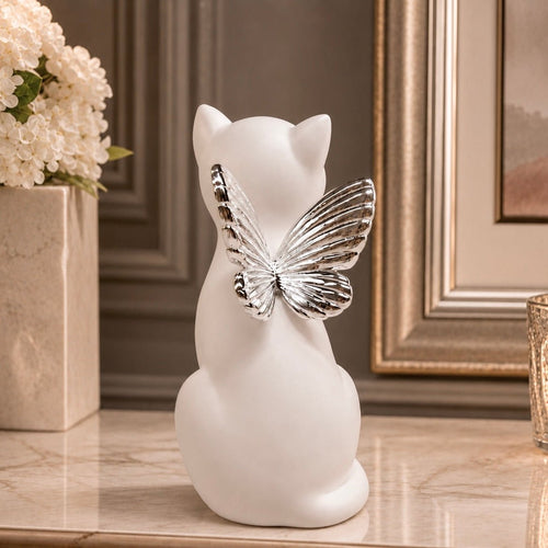 Handmade Cat Angel Urn with 18K Gold Pendant [PRE-ORDER] - GNight Fetcher