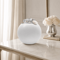 Handmade Keepsake Urn for Human Ashes | with Tealight & 18K Gold/Silver Pendant - GNight Fetcher