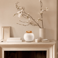Handmade Keepsake Urn for Human Ashes | with Tealight & 18K Gold/Silver Pendant - GNight Fetcher