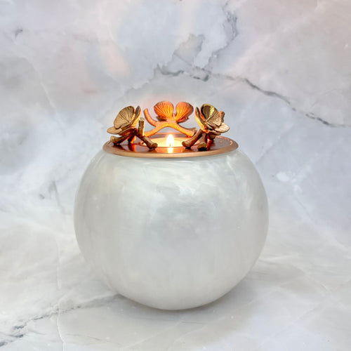 Mother of Pearl Handmade Cremation Urn [Keepsake Size] - Limited Stock Available - GNight Fetcher