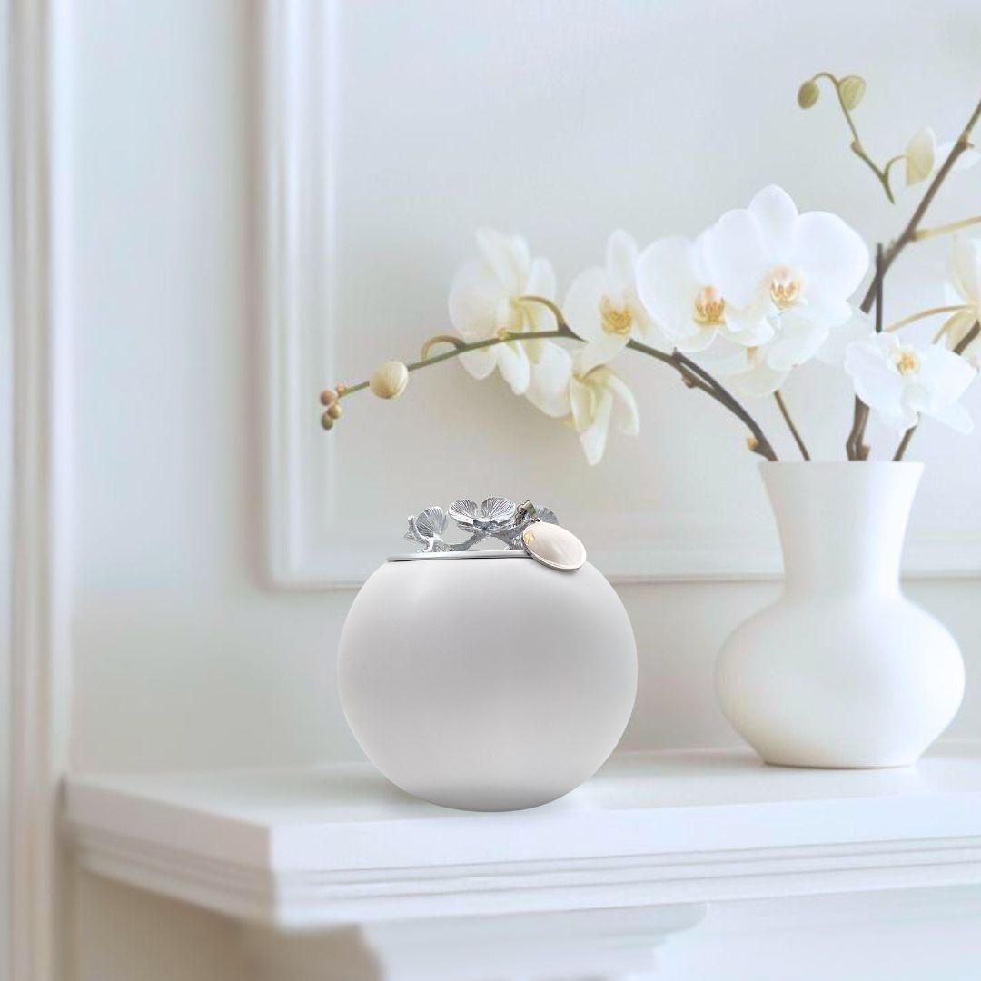 Orchid Urn for Dog & Pet Ashes - Handmade - GNight Fetcher