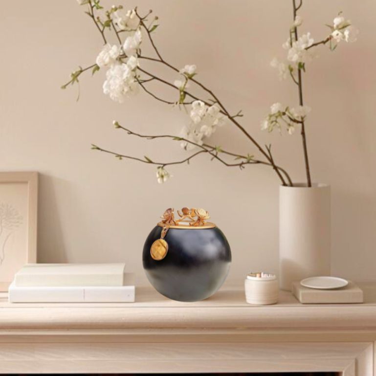 Orchid Urn for Dog & Pet Ashes - Handmade - GNight Fetcher