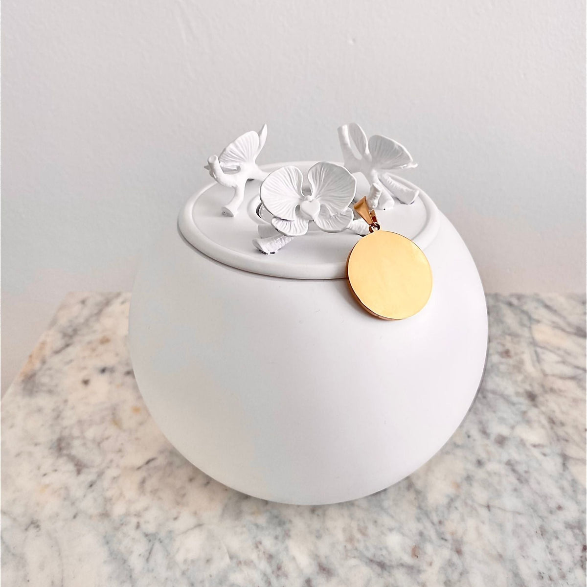 Orchid Urn for Dog & Pet Ashes - Handmade - GNight Fetcher
