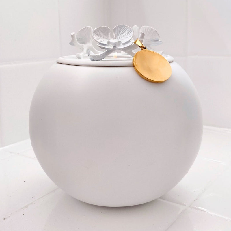 Orchid Urn for Loved ones [Keepsake Size] Handmade - GNight Fetcher