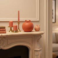Orchid Urn for Loved ones [Keepsake Size] Handmade - APRICOT - GNight Fetcher