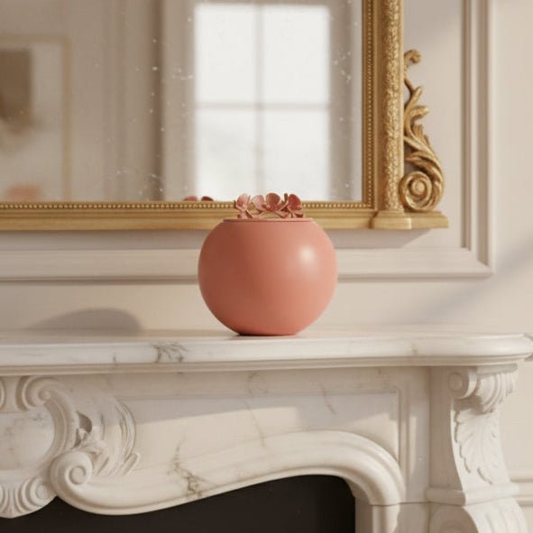 Orchid Urn for Loved ones [Keepsake Size] Handmade - CORAL - GNight Fetcher