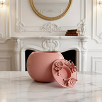 Orchid Urn for Loved ones [Keepsake Size] Handmade - CORAL - GNight Fetcher