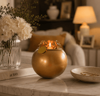 Orchid Urn for Loved ones [Keepsake Size] Handmade - GOLD - GNight Fetcher