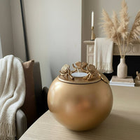 Orchid Urn for Loved ones [Keepsake Size] Handmade - GOLD - GNight Fetcher