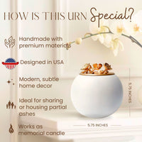 Orchid Urn for Pets - Handmade - GNight Fetcher