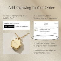 Paw Print - Cremation Necklace for Dog & Pet Ashes - Rose Gold - GNight Fetcher