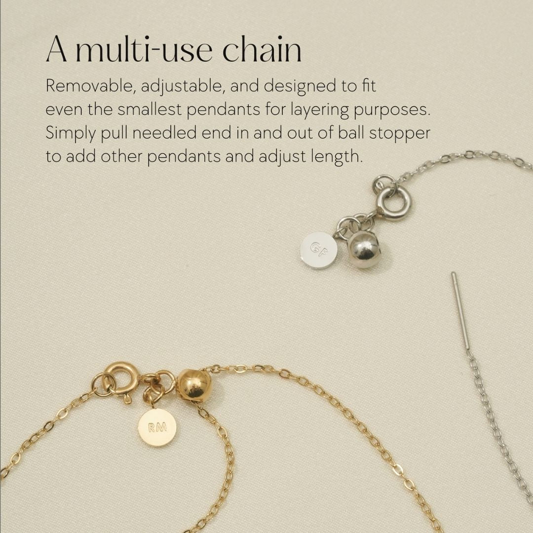Paw Print - Cremation Necklace for Dog & Pet Ashes - Rose Gold - GNight Fetcher
