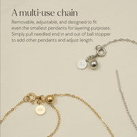 Paw Print - Cremation Necklace for Dog & Pet Ashes - Rose Gold - GNight Fetcher