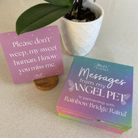 Pet Loss Sympathy Cards - Messages from My Pet Angel - GNight Fetcher