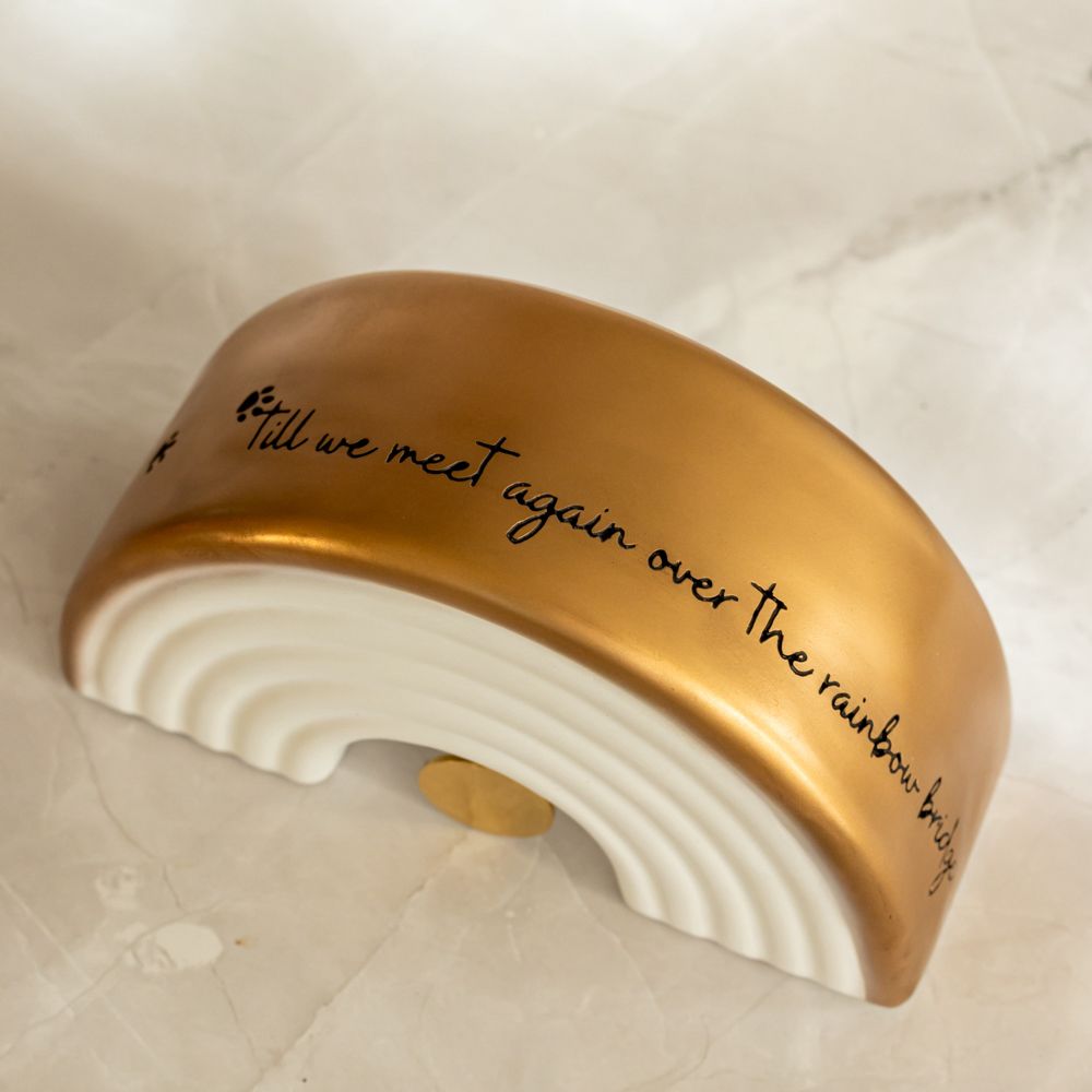 Rainbow Bridge Pet Urn – Limited Edition Keepsake Memorial for Dogs & Cats - GNight Fetcher