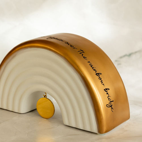 Rainbow Bridge Pet Urn – Limited Edition Keepsake Memorial for Dogs & Cats - GNight Fetcher