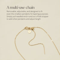 Rainbow - Memorial Necklace for Human Ashes - Gold - GNight Fetcher
