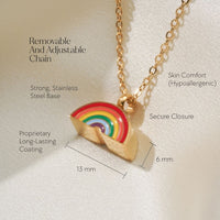 Rainbow - Memorial Necklace for Human Ashes - Rainbow - GNight Fetcher