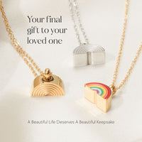 Rainbow - Memorial Necklace for Human Ashes - Rainbow - GNight Fetcher