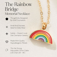 Rainbow - Memorial Necklace for Human Ashes - Rainbow - GNight Fetcher