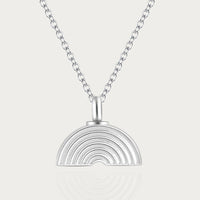 Rainbow - Memorial Necklace for Human Ashes - Silver - GNight Fetcher