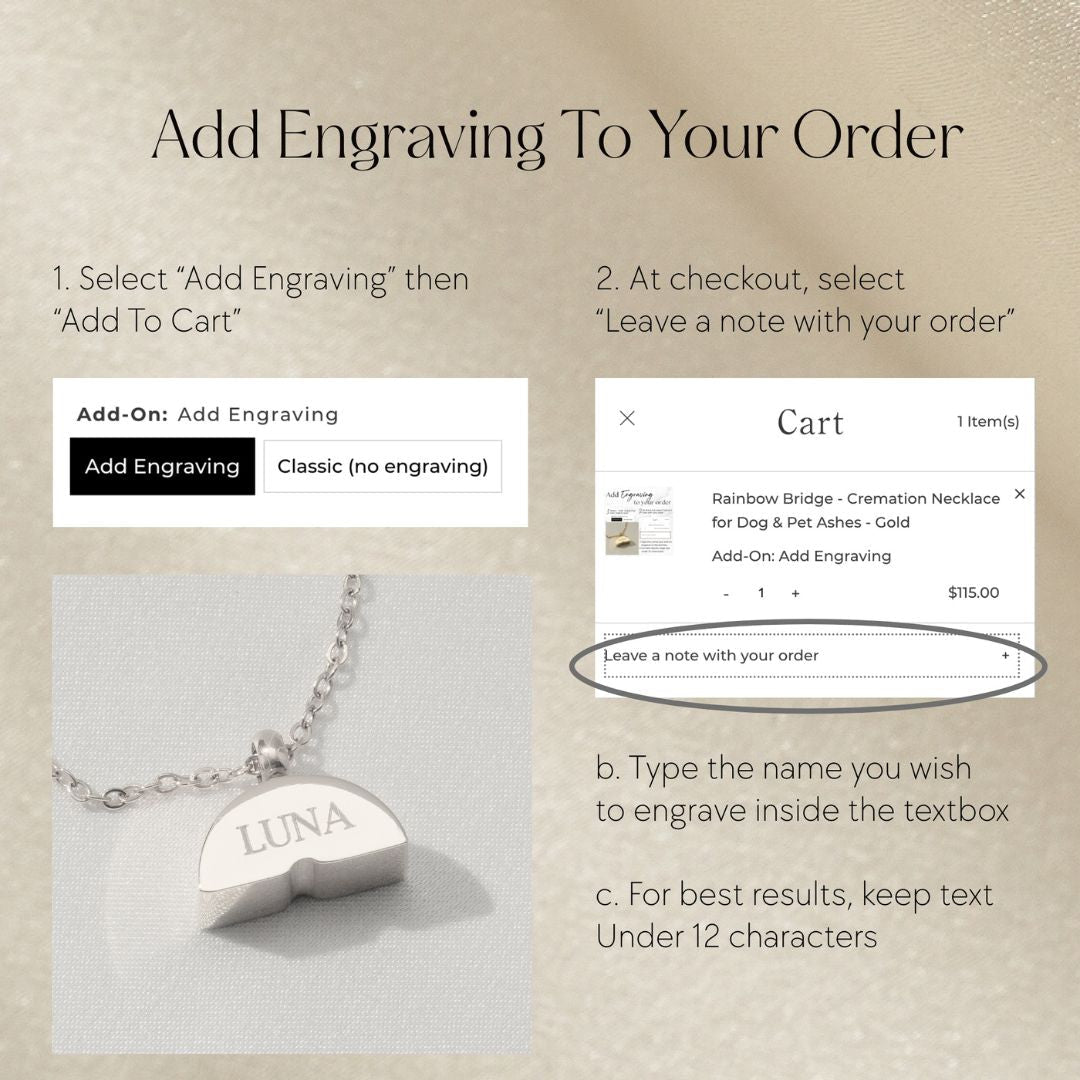 Rainbow - Memorial Necklace for Human Ashes - Silver - GNight Fetcher