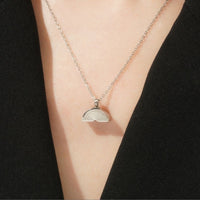 Rainbow - Memorial Necklace for Human Ashes - Silver - GNight Fetcher