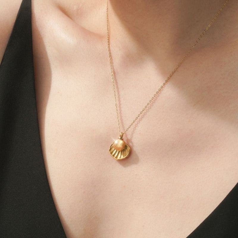 Treasure - Cremation Necklace for Dog & Pet Ashes - Gold - GNight Fetcher