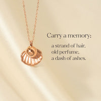 Treasure - Cremation Necklace for Dog & Pet Ashes - Rose Gold - GNight Fetcher
